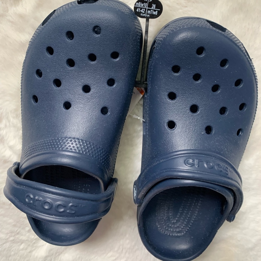 Navy Crocs Size 10 Women’s Size 8 Men’s